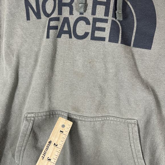 The North Face Hoodie Womens Large Olive Green Pullover Sweatshirt Logo Outdoor - Picture 4 of 9